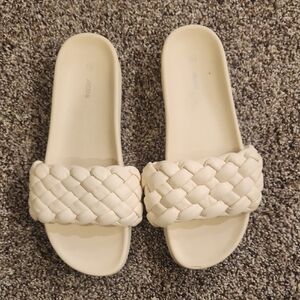 Ardene Puff Braided Slip On Sandal